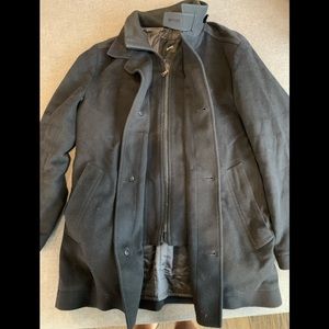 Hugo Boss men’s cashmere wool overcoat